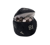 UP - D20 Plush Dice Bag - Black