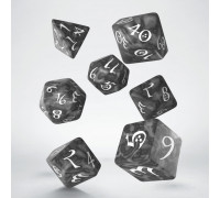 Classic RPG Smoky & white Dice Set (7)