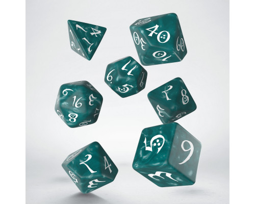 Classic RPG Stormy & White Dice Set (7)