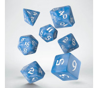 Classic Runic Glacier & White Dice Set (7)