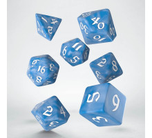 Classic Runic Glacier & White Dice Set (7)