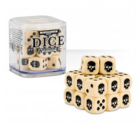 Warhammer 12mm Dice Set Bone White