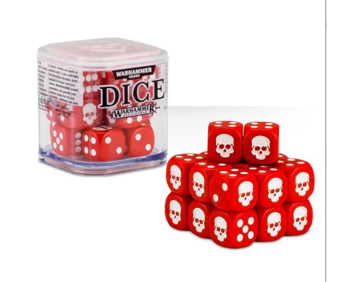 Warhammer 12mm Dice Set Red