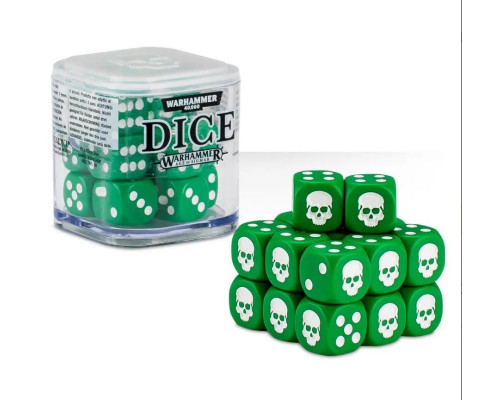 Warhammer 12mm Dice Set Green