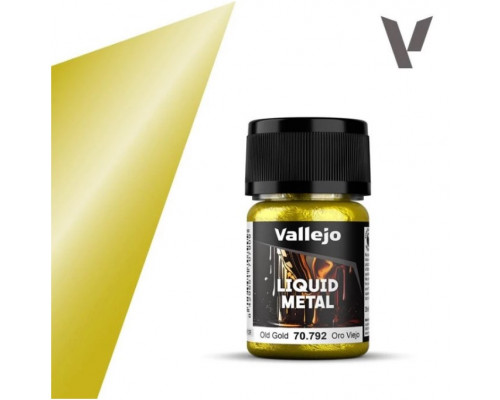 Vallejo - Liquid Gold / Alcohol-based metallics - Old Gold 35 ml