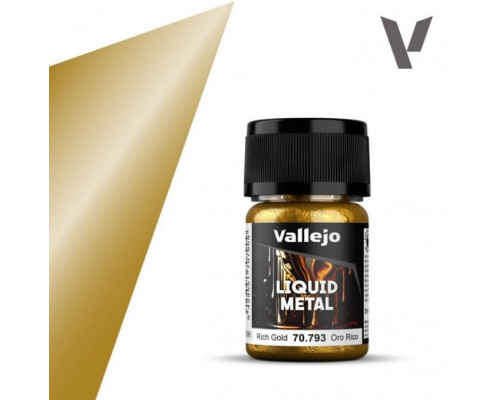 Vallejo - Liquid Gold / Alcohol-based metallics - Rich Gold 35 ml