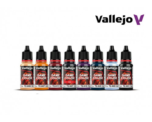  Vallejo - Game Color / 8 colors set - Purple Dragons 18 ml