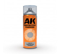Protective Varnish - Spray 400ml (Includes 2 nozzles)   - AK Interactive