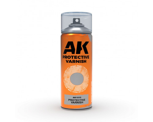 Protective Varnish - Spray 400ml (Includes 2 nozzles)   - AK Interactive