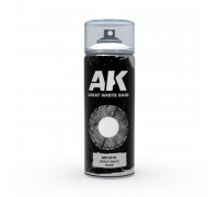 Great White Base - Spray 150ml - AK Interactive
