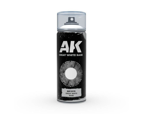Great White Base - Spray 150ml - AK Interactive