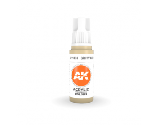 Grimy Grey 17ml 3rd Gen Acrylics AK Interactive - AK11008