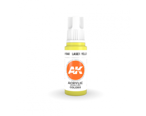 Laser Yellow 17ml 3rd Gen Acrylics AK Interactive - AK11048