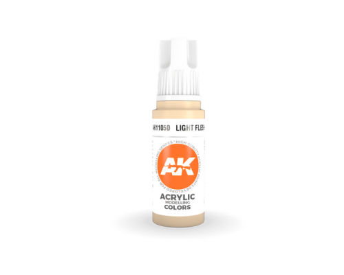 Light Flesh 17ml 3rd Gen Acrylics AK Interactive - AK11050