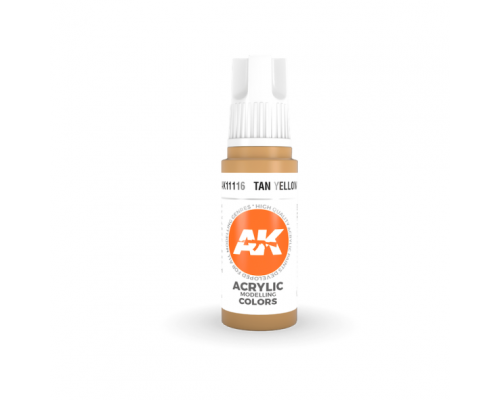 Tan Yellow 17ml 3rd Gen Acrylics AK Interactive - AK11116