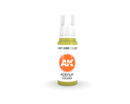 Interior Yellow Green 17ml 3rd Gen Acrylics AK Interactive - AK11138