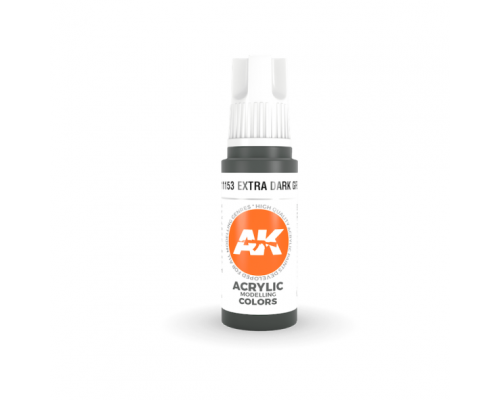 Extra Dark Green 17ml 3rd Gen Acrylics AK Interactive - AK11153