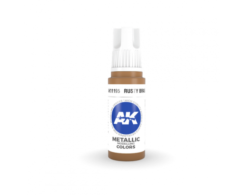 Rusty Brass 17ml 3rd Gen Acrylics AK Interactive - AK11195