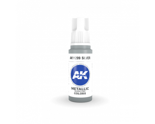 Silver 17ml 3rd Gen Acrylics AK Interactive - AK11209
