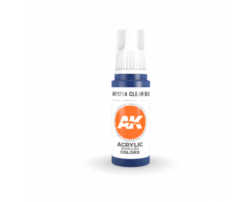 Clear Blue 17ml 3rd Gen Acrylics AK Interactive - AK11214