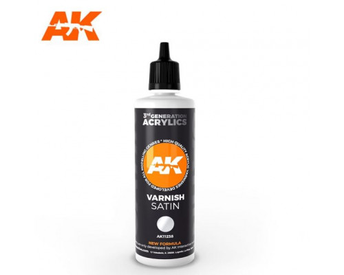 Satin Varnish 100ml (3rd Generation) - AK Interactive