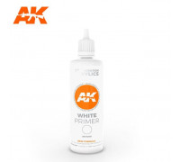 100ml White Primer 3rd Gen AK Interactive AK11240