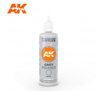 100ml Grey Primer 3rd Gen AK Interactive AK11241