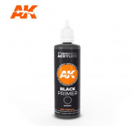 100ml Black Primer 3rd Gen AK Interactive AK11242