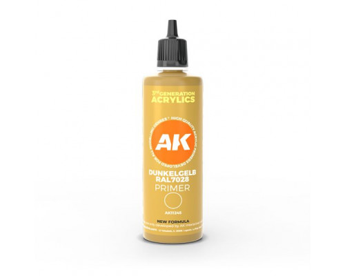 Dunkelgelb RAL 7028 dark yellow surface Primer 100 ml 3GEN - AK Interactive