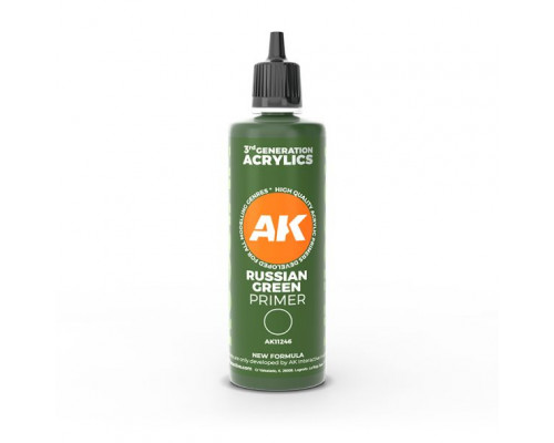Russian green surface Primer 100 ml 3GEN - AK Interactive