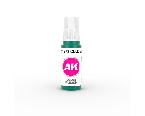 Cold Green - Colour Punch 17ml 3rd Gen Acrylics AK Interactive - AK11273