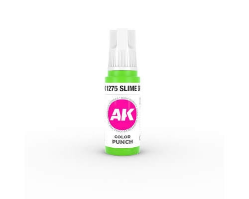 Slime Green - Colour Punch 17ml 3rd Gen Acrylics AK Interactive - AK11275