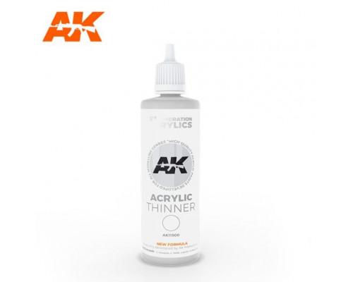 AK Interactive 100ml Acrylic Thinner 3rd Gen