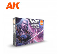 Night Creatures Flesh Tones 3rd Gen Acrylic Set AK Interactive - AK11602