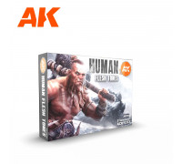 Human Flesh Tones 3rd Gen Acrylic Set AK Interactive - AK11603