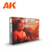 Inferno And Red Creatures 3rd Gen Acrylic Set AK Interactive - AK11604