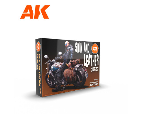 Skin And Leather Colors Set AK Interactive - AK11613