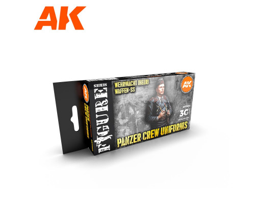 Panzer Crew Black Uniforms Set 3G - AK Interactive - AK11622