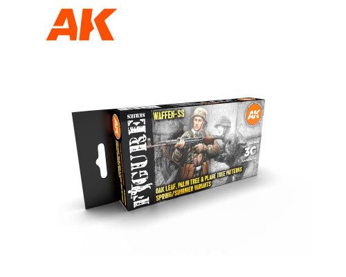 Waffen Spring-Summer Camouflage 3G Paint Set - AK Interactive - AK11626
