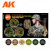 Waffen Spring-Summer Camouflage 3G Paint Set - AK Interactive - AK11626