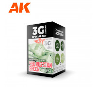 4BO Russian Green Modulation Set - AK Interactive - AK11639