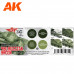 4BO Russian Green Modulation Set - AK Interactive - AK11639