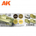 German Dunkelgelb Modulation 3G Paint Set - AK Interactive - AK11640