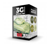 US Olive Drab Modulation 3G Paint Set - AK Interactive - AK11643
