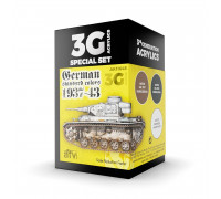 German Standard Colors 1937-1943 3G Paint Set - AK Interactive - AK11645