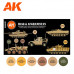 Iraq & Afghanistan 3G Paint Set - AK Interactive - AK11655