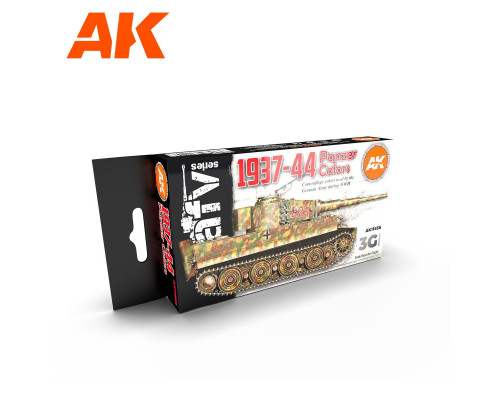 1937-44 Panzer Colors Paint Set - AK Interactive - AK11656