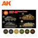 1937-44 Panzer Colors Paint Set - AK Interactive - AK11656