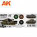 NATO Colors 3G Paint Set - AK Interactive - AK11658