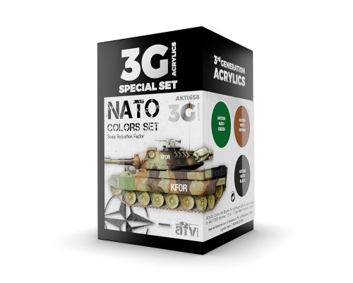 NATO Colors 3G Paint Set - AK Interactive - AK11658